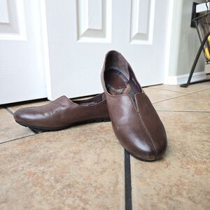 Born Sebra II Slip-on Loafers Brown Leather Women 7.5 M Comfort Shoes